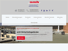 Tablet Screenshot of amh-berlin.de